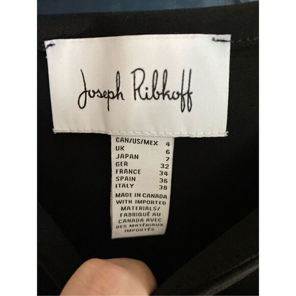 Joseph Ribkoff women’s black V-neck, sleeveless tank top, camisole size 4 & 12 - Picture 3 of 3